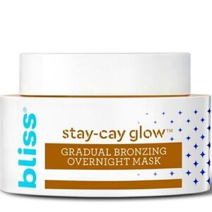 ☀️ BLISS Stay-Cay Glow Gradual Bronzing Self Tanning Overnight Mask-New/Sealed☀️